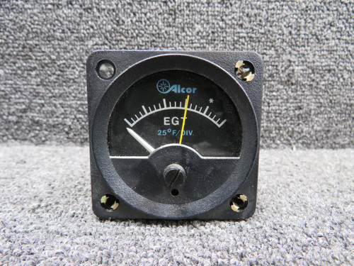Alcor 46150 Alcor Exhaust Gas Temperature Gauge with Yellow Indicator Needle 