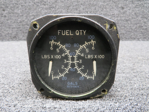 Consolidated Airborne Systems 9910232-1 Consolidated Airborne Systems DSFG-1710 Dual Fuel Qty Indicator 