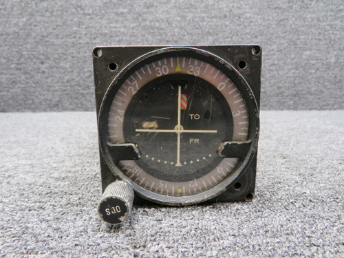 King 066-3025-00 King KI-213 Course Selector Indicator (Worn, Scratched Face) 