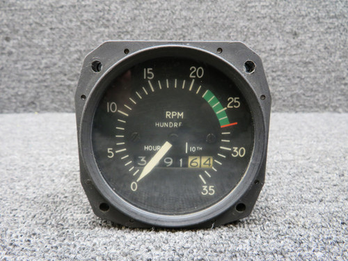 Aeromach 5409-03 (Alt: 855004-503) Aero-Mach Recording Tachometer Indicator (H: 3991.64) 