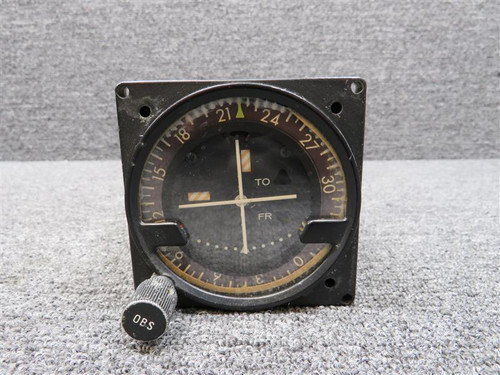 KI-211A King Radio Course Selector Indicator (Worn Inner Face)