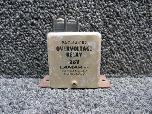 B-00266-2 (Alt: 484-182) Piper PA-31P Lamar Overvoltage Relay (Volts: 28) (Corrosion)