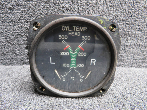 AF-44-40015 (Alt: AN-5795-6) Electric Auto-Lite Dual Cyl. Head Temp Indicator