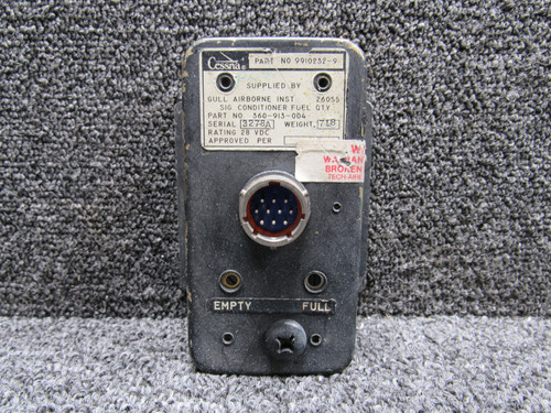 360-913-004 (Alt: 9910232-9) Gull Fuel Quantity Signal Conditioner (28V)