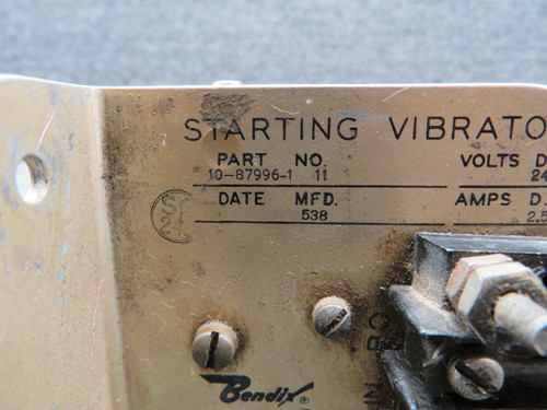 10 87996 1 Bendix Aviation 24 Voltage StartingAssembly
