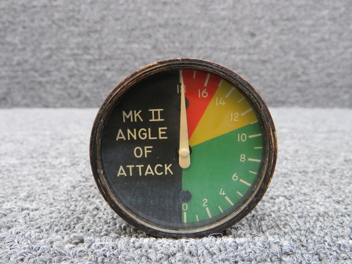 1-4711-1 (Alt: 6600082-2) Howard-Raisbeck MK2 Angle of Attack Ind. (Worn Face)