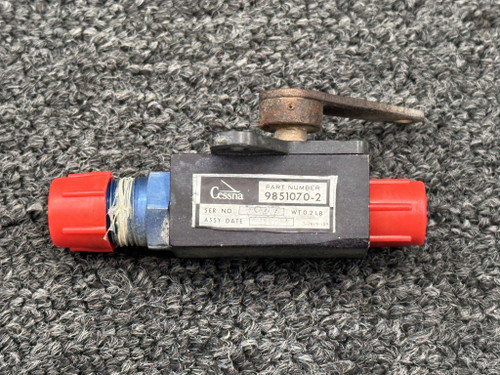 9851070-2 Cessna A188B Fuel Shut Off Valve Assembly