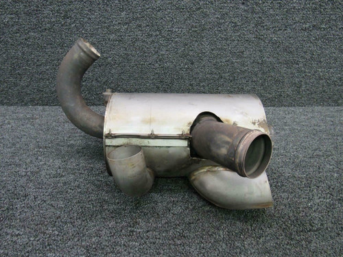 2054000-41 (WEU: 2054000-43) Lycoming IO-360-A1B6D Exhaust Muffler LH W/ Shroud BAS Part Sales | Airplane Parts