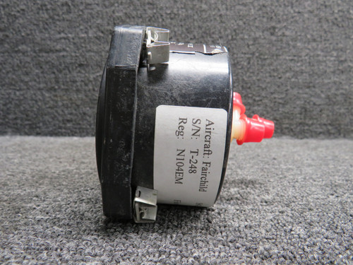 EA-5176-15-SAC (Alt: 27-86022-3) Edo-Aire Airspeed Indicator (Cloudy Worn Face)