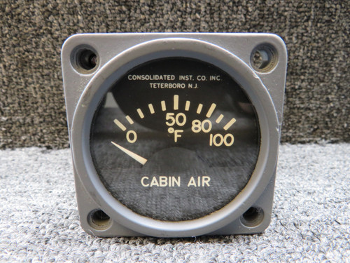 100-CAT-6 Consolidated Instruments Cabin Air Temperature Indicator