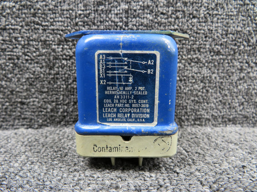 9057-3619 Leach AN3311-2 Hermetically Sealed Relay (28V)
