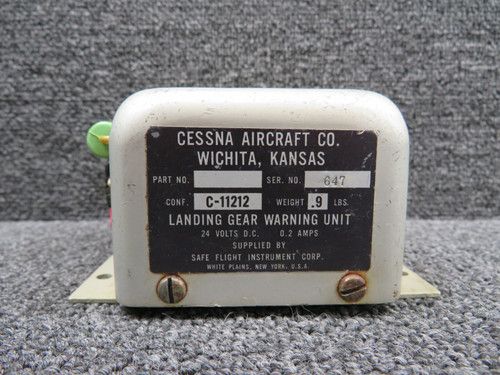 C-11212 Safe Flight Landing Gear Warning Unit (24V)