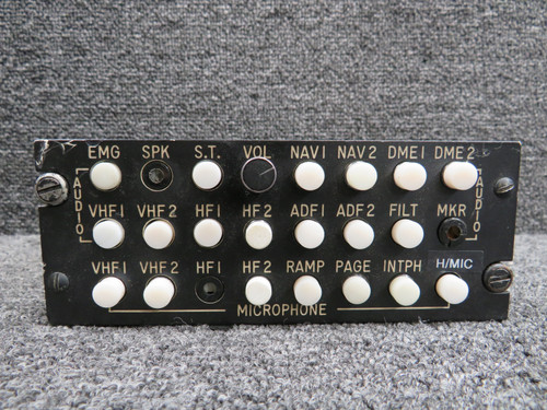 M-1035H-3 Smith Audio Control Panel (Worn Face) (Missing Buttons)