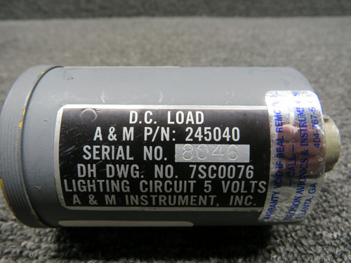 245040 Alternative Part Number 7SC0076 A & M Instruments Faded Face DC ...