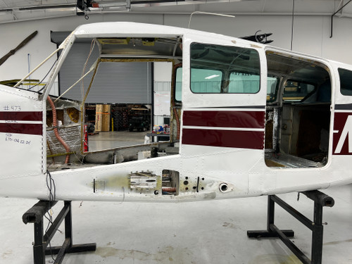 Beechcraft 24R Fuselage w Bill of Sale, Airworthiness, Data Tag, and Logs