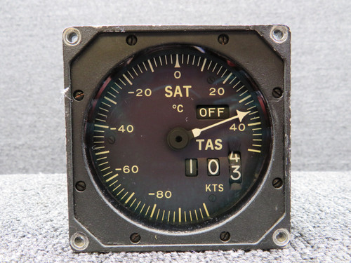 513-18352-8 Intercontinental Combined True Airspeed & Static Air Temp. Indicator