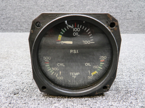18B331-5 (Alt: 58-380084-5) Aircraft Instruments Tri-Engine Indicator