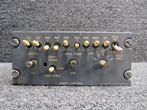 Avtech Corp. 793-20 Avtech Audio Control Unit with Modifications (Missing Knobs) (28V) 