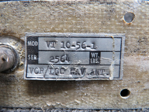Does Not Apply VT10-56-1 Communications VOR, LOC Navigation Antenna (Worn Paint) 