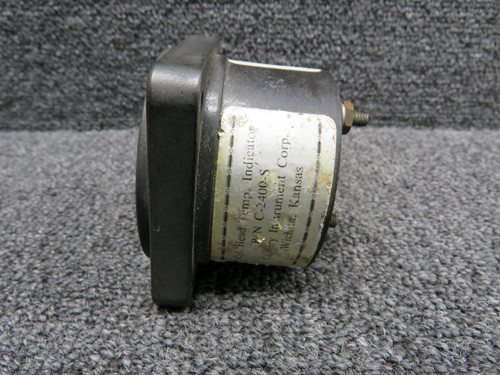 Century Flight Systems C-2400-S Century Instrument Head Temp Indicator (Worn Face) 
