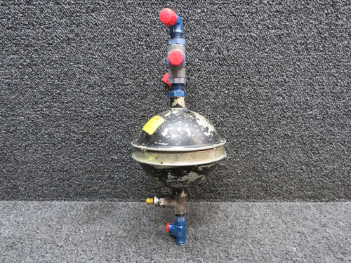 Learjet 2380167-2, AN937 Learjet 25 Accumulator Assembly with Cross Fitting 