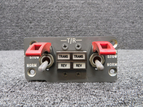 Tellite 3388-1 Tellite Thrust-Reverser Annunciator-Switch Panel Assembly (Worn Switch) 