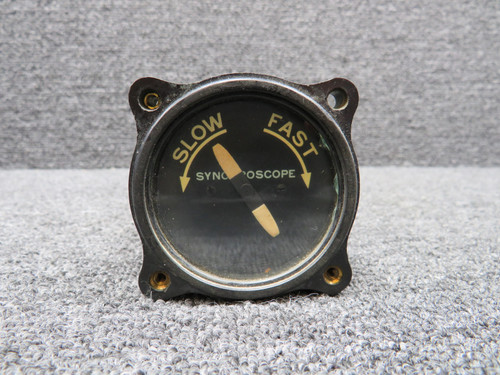 549N-06 Kollsman Instruments Synchroscope Indicator (Cracked Screen)