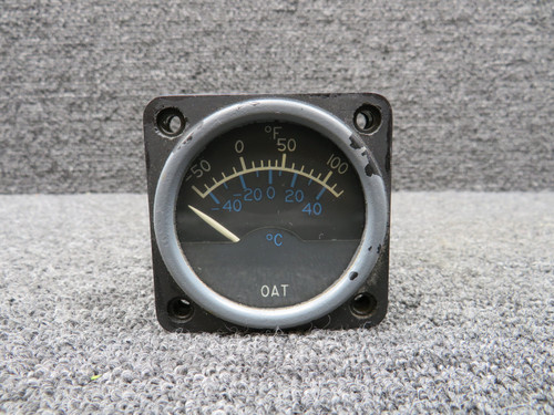 500-21 (Alt: C668520-0101) Instruments Outside Air Temperature Gauge (Grey Face)