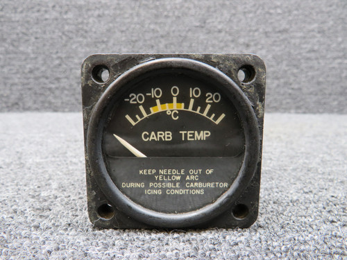 29-205 (Alt: 350-205-1) Aircraft Inst. Carberutor Temperature Gauge (Worn Paint)