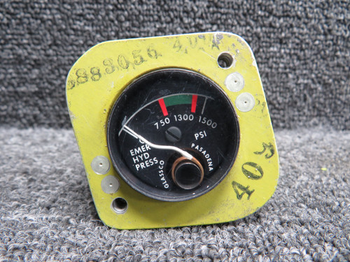 Glassco Emergency Hydraulic Pressure Indicator with Mount (No Data Plate)