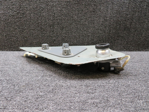 Flight Instrument, Bottom Panel, Shield-White Control Panel w Light (Worn Seal)