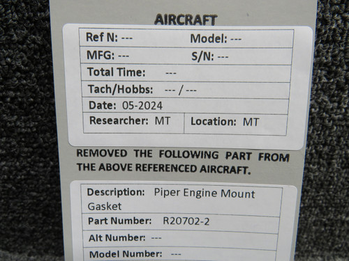 R20702-2 Piper Engine Mount Gasket