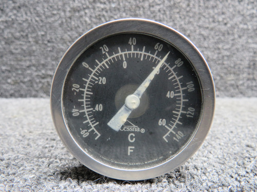 Cessna C-172 Outside Air Temperature Indicator with Cover (No Data Plate)