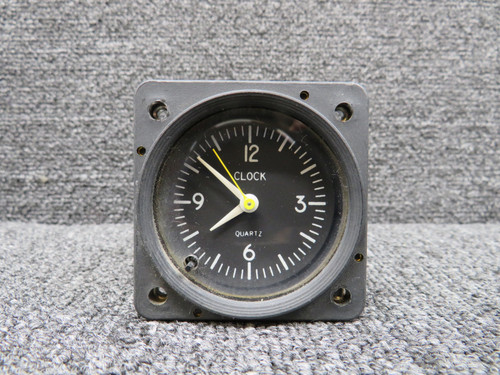 MD-88P (Alt: 548-868) Mid-Continent Quartz Clock (Missing Knob) (Volts: 12-32)