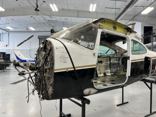 Cessna 182Q Fuselage w Bill of Sale, Data Tag, Airworthiness, and Logs