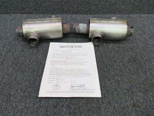 6300 / 6100 Piper PA31-310 Lycoming TIO-540-A2B Exhaust Heater Set LH & RH BAS Part Sales | Airplane Parts