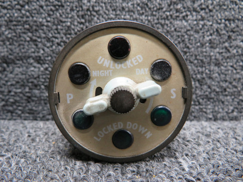 DN1050Z Dowty Undercarriage Position Indicator (Silver Face) (No Wires)