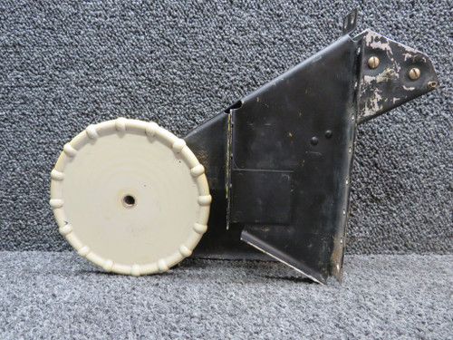 169-524021-59 Beechcraft 24R Flap Control Bracket with Elevator Tab Wheel