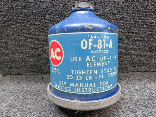OF-81A Aircraft Oil Filter (NOS)