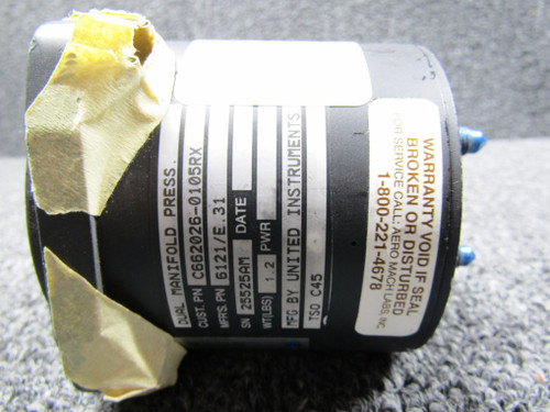 6121 (Alt: C662026-0105RX) United Dual Manifold Pressure Indicator (Code E.31)