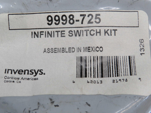 9998-725 Invensys Infinite Switch Kit (New Old Stock)