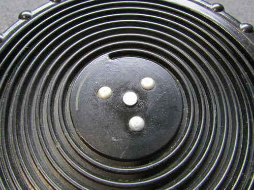 1261471-5 Cessna 210 Rudder Trim Wheel Assembly with Shaft (Size: 6-1/2")