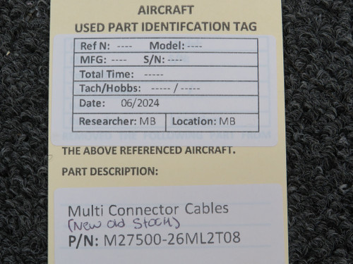 M27500-26ML2T08 Multi Connector Cables (New Old Stock)