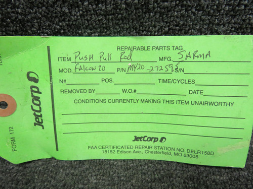 MY20-277-11-810-1 Rod & Bellcrank Assembly with Repairable Tag (Core)