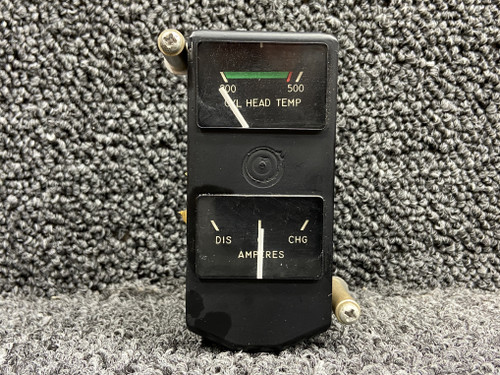 C669509-0103 (Alt: 6246-00109) Cessna 177RG Dual Indicator (Temperature & Amps)