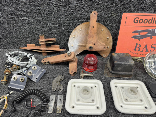 Cessna 177RG Goodie Bag Set with Relays, Mic Switch, Lights, etc