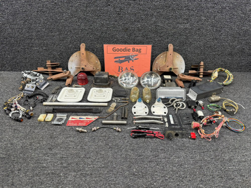 Cessna 177RG Goodie Bag Set with Relays, Mic Switch, Lights, etc