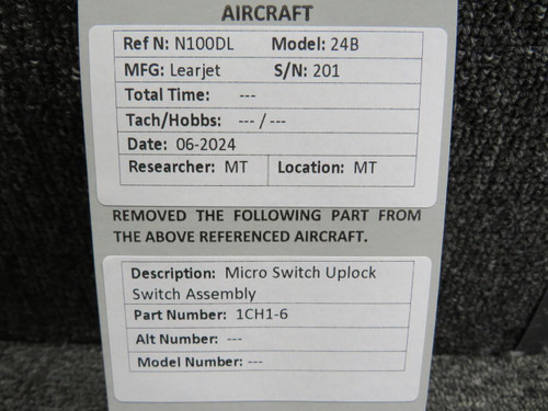Does Not Apply 1CH1-6 Micro Switch Uplock Switch Assembly 