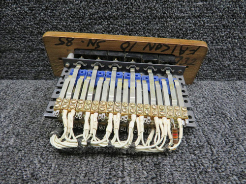  Dassault Falcon 6-Button Panel Assembly with Custom Frame (No Data Plate) 