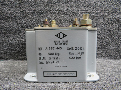 ECE A3651-MO ECE Reverse Current Make and Break with Mods (28.5V) (New Old Stock) 